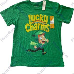 Kids Tee, Lucky Charm, L Green, NWT